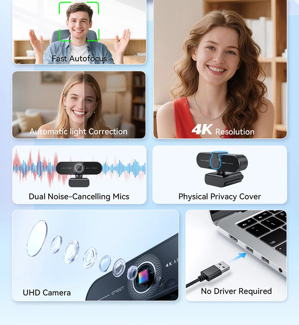 VisionPro 4k Webcam